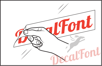 Rimuovere la pellicola di trasferimento