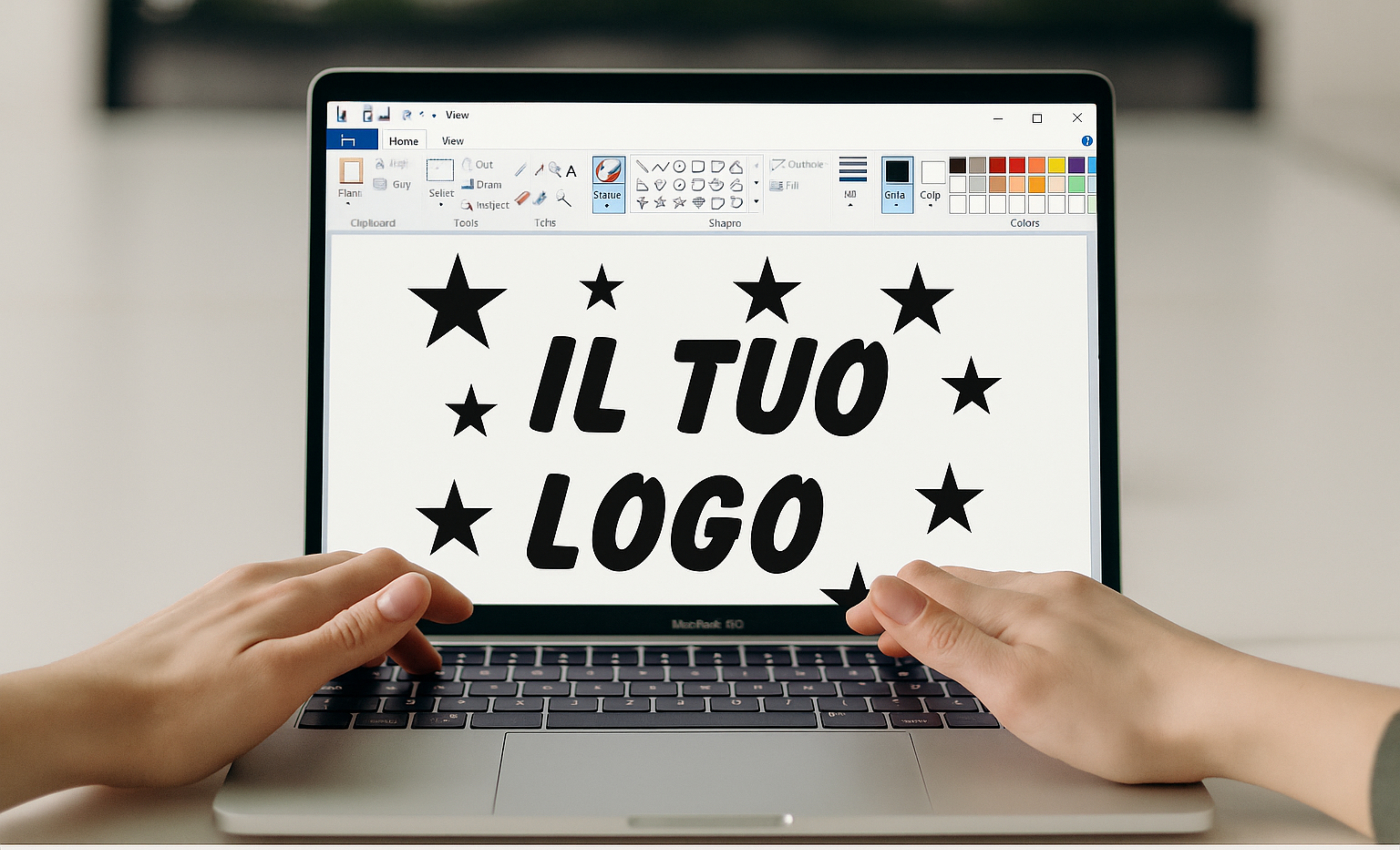 Logo IL TUO LOGO progettato al computer