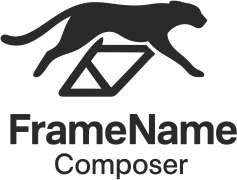 FrameName Composer – scritte adesive per bici